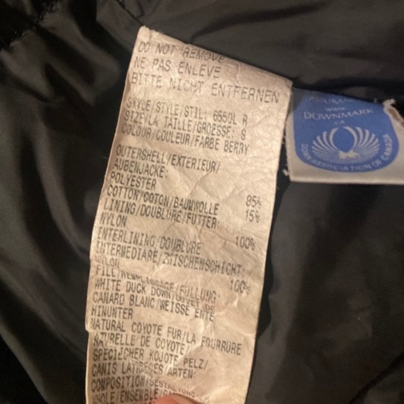 Canada Goose Parka. Small - Picture 6 of 6